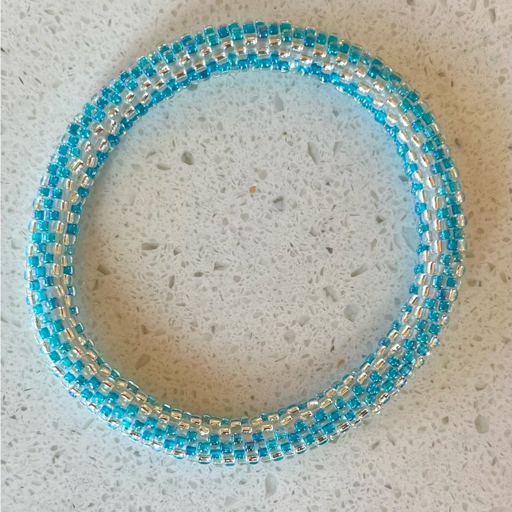 SASHKA Bracelet - Light Blue Stripe
